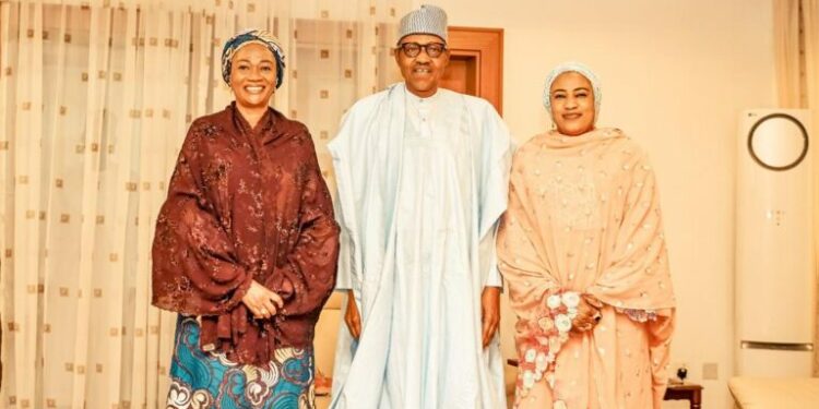 Uwargidan Tinubu, Shettima sun ziyarci Buhari a Daura