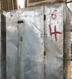 An Ice Block freezer in Hajiya Salamatu's shop. Photo: Stephen Enoch 